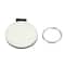12 Packs: 4 ct. (48 total) 2" Round Plastic Sublimation Keychains by Make Market®